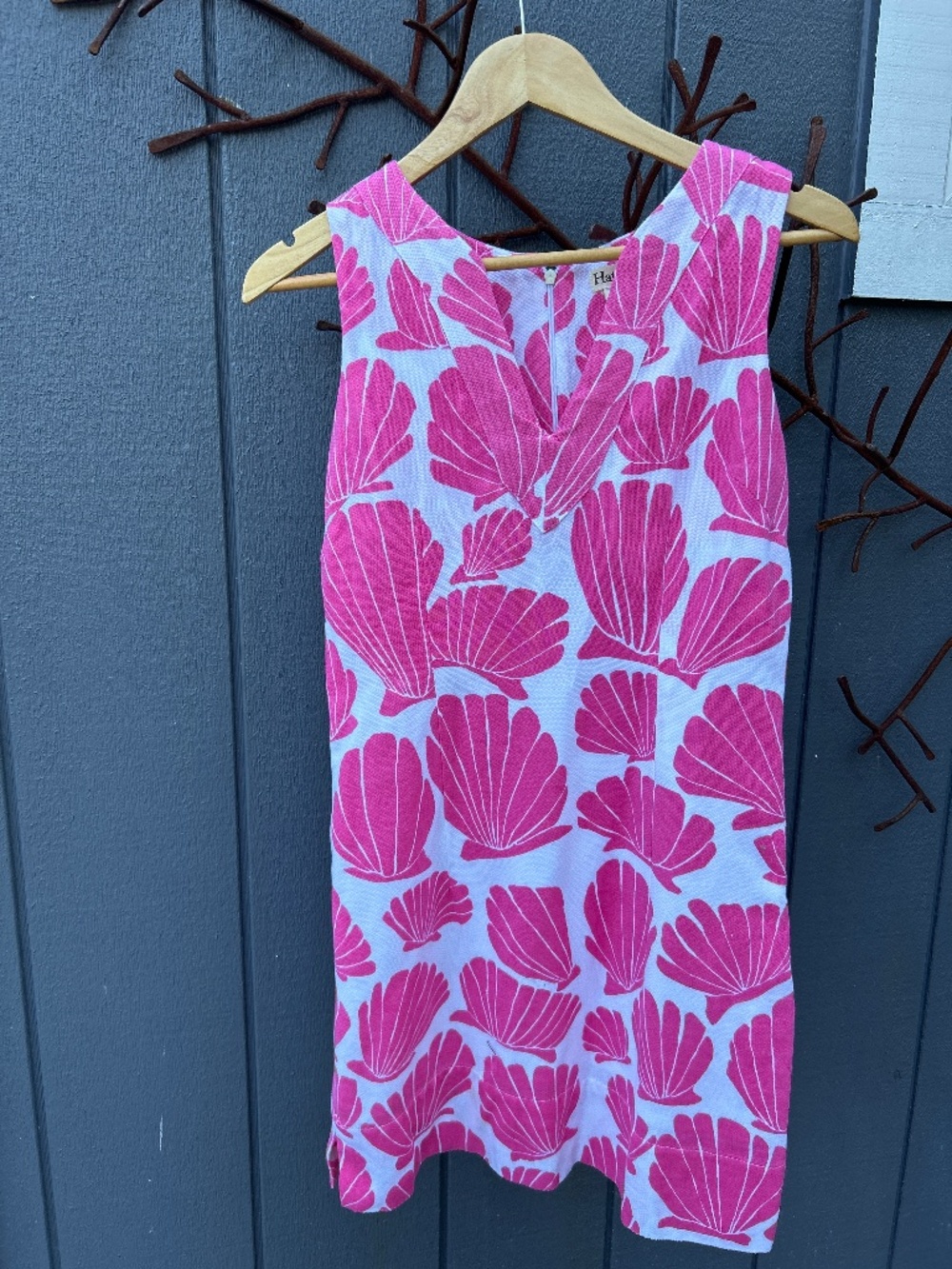 Hatley pink shell print summer dress